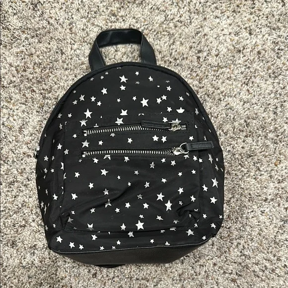 Bags Black Starpatterned Mini Backpack Poshmark